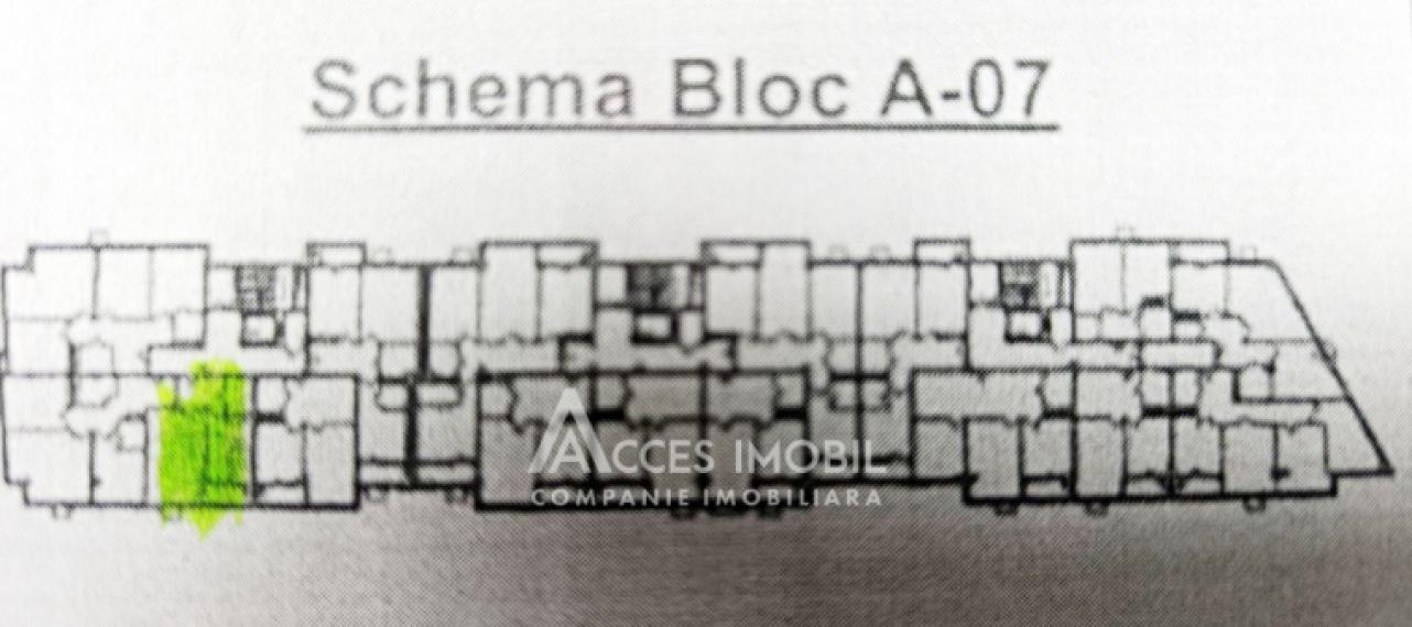 Lagmar! str. Ceucari, Poșta Veche, 1 cameră + living. Variantă albă!: 2