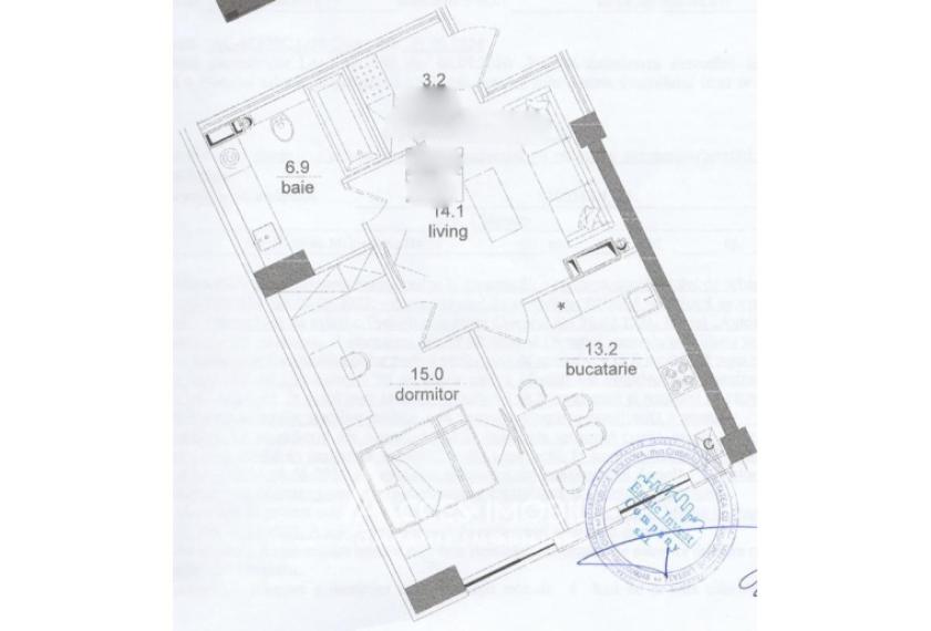 Estate invest!  ул. Буковина, Чеканы, 1 комнатa. Белый вариант!: 1