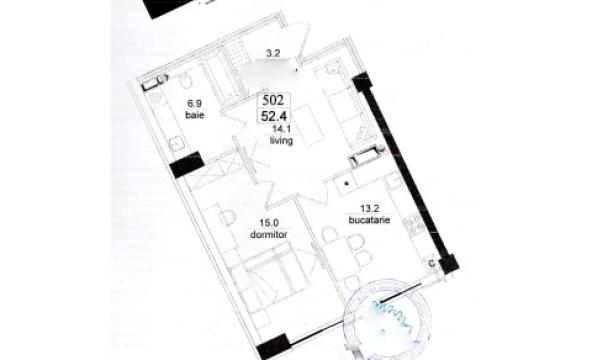 Estate invest!  ул. Буковина, Чеканы, 1 комнатa. Белый вариант!: 1