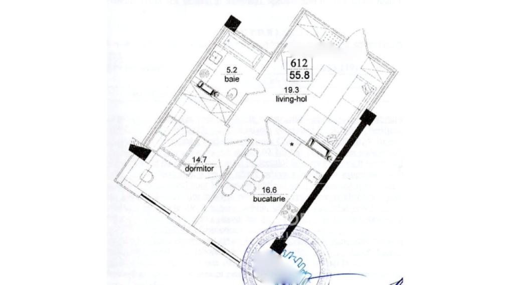 Estate invest!  ул. Буковина, Чеканы, 1 комнатa + гостиная. Белый вариант!: 1
