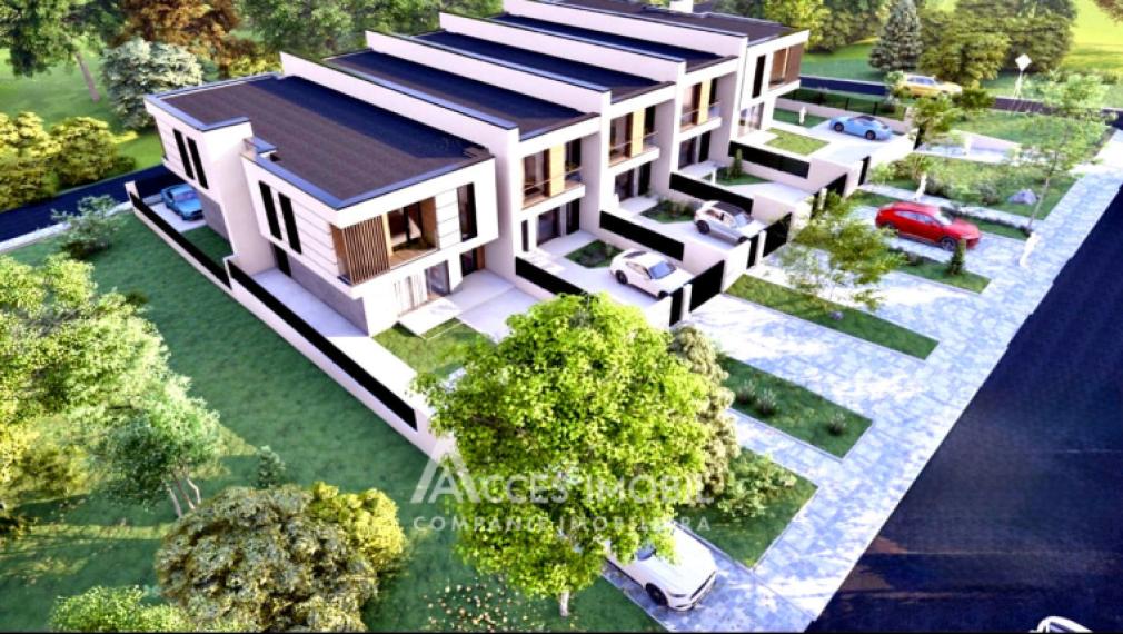 Casă în 2 niveluri! Grătiești, str. Prieteniei, 115m2 + 2 ari! Variantă albă! + Terasă!: 23