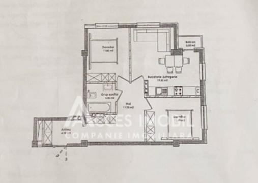 Nicons! Bloc Nou! Durlești, str. Cartușa, 2 camere. Variantă albă!: 8