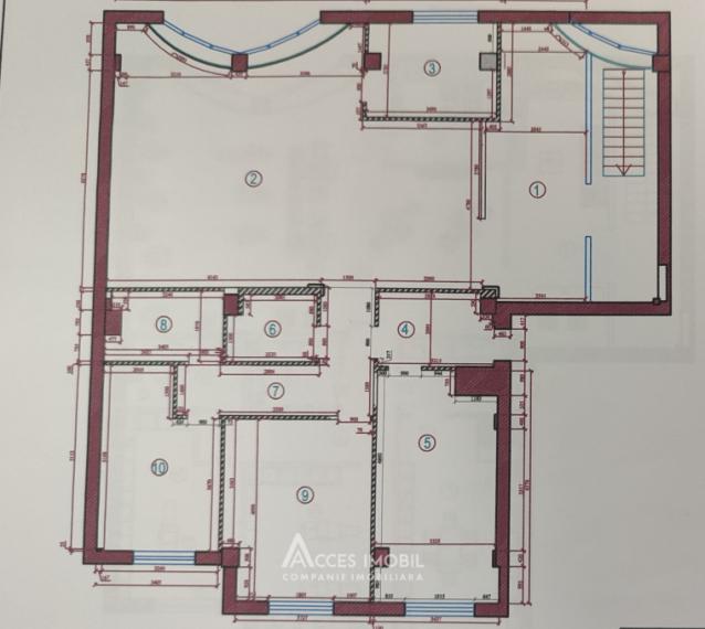 Chirie! Spațiu Comercial 180m2! Centru, str. Ismail! Euroreparație!: 14