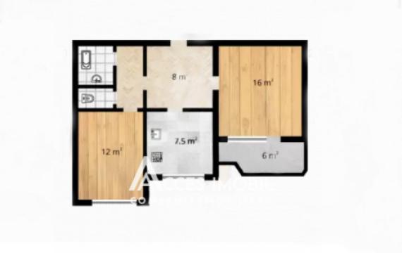 Ciocana, N. Milescu Spataru street, 2 rooms. 143 Series! Middle position!: 1