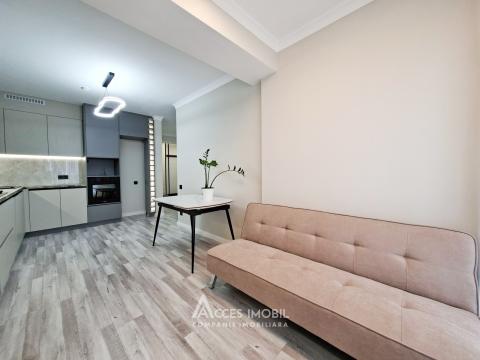 Braus! bd. Mircea cel Bătrân, Ciocana, 2 camere + living. Euroreparație!: 2