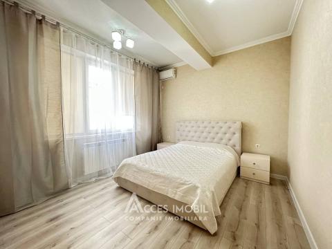 Chirie! Bloc Nou! Centru, str. Lev Tolstoi, 2 camere + living. Euroreparație!: 3