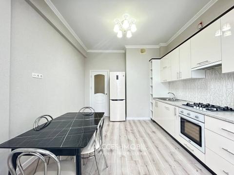 Chirie! Bloc Nou! Centru, str. Lev Tolstoi, 2 camere + living. Euroreparație!: 9