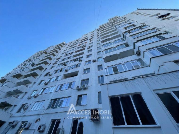 Chirie! Bloc Nou! Botanica, bd. Trăian, 2 camere. Terasă + Priveliște Panoramică! Euroreparație!: 13