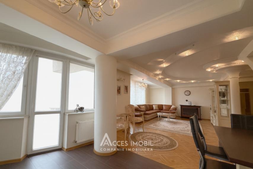 Chirie! Bloc Nou! Centru, str. Sfatul Țării, 2 camere + living! Euroreparație!: 3