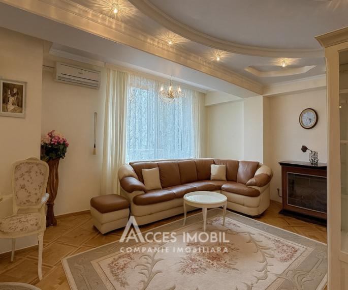 Chirie! Bloc Nou! Centru, str. Sfatul Țării, 2 camere + living! Euroreparație!: 1