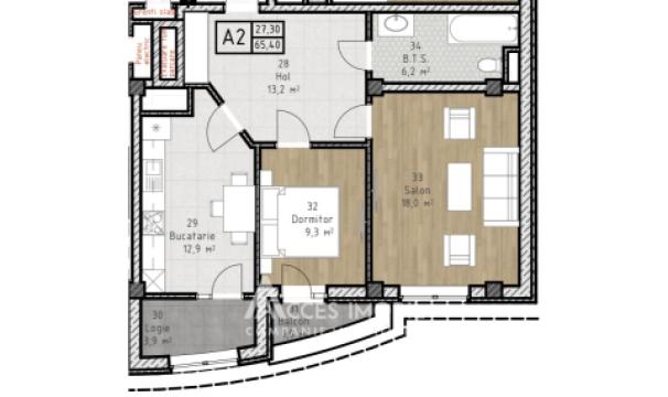 Erinvest! Ialoveni, str. Alexandru cel Bun, 2 camere.: 1