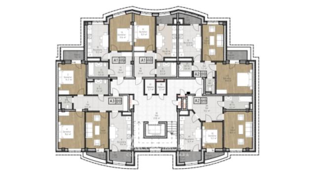 Erinvest! Ialoveni, str. Alexandru cel Bun, 2 camere.: 2