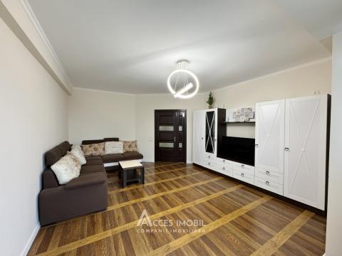 Centru, str. Albișoara, 2 camere + living. Euroreparație! Terasă 10 m2!: 3