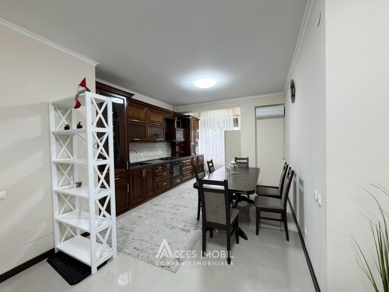 Centru, str. Albișoara, 2 camere + living. Euroreparație! Terasă 10 m2!: 6