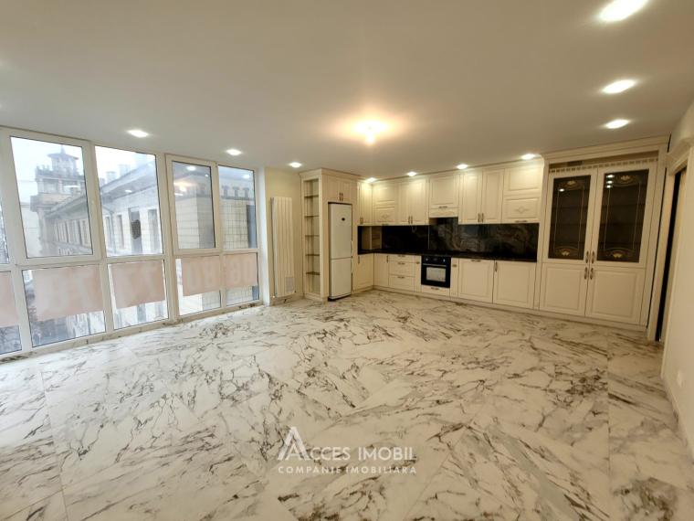 Bloc Nou! str. Ion Vasilenco, Centru, 3 camere + living. Euroreparație!: 0