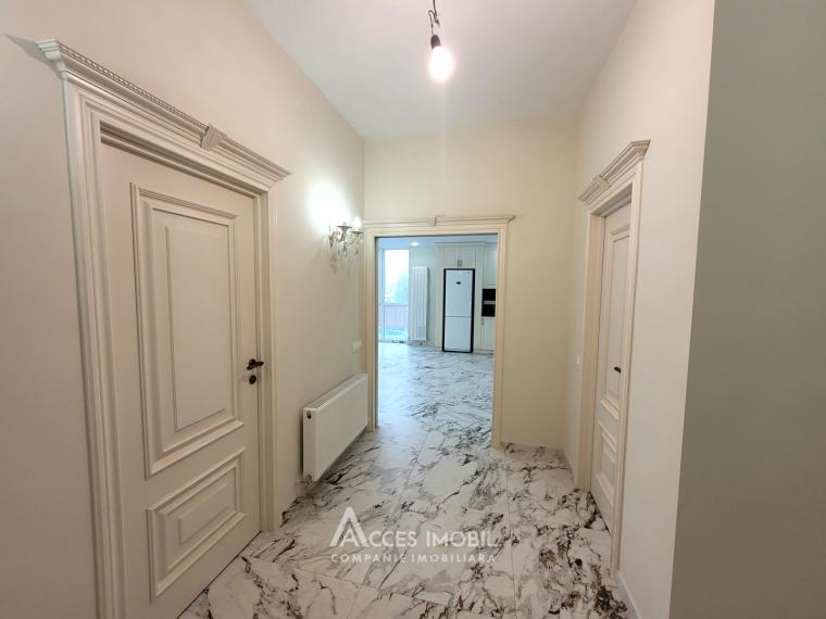 Bloc Nou! str. Ion Vasilenco, Centru, 3 camere + living. Euroreparație!: 2