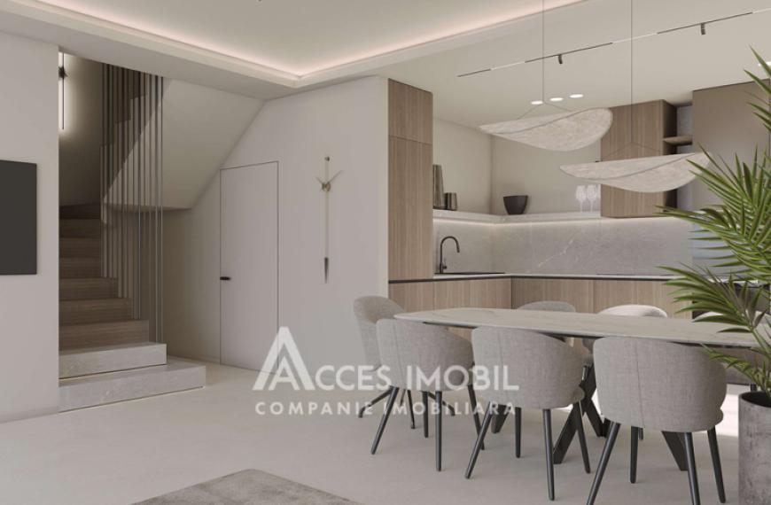 Casă în 2 niveluri! Grătiești, str. Prieteniei, 115m2 + 2 ari! Variantă albă! + Terasă!: 9