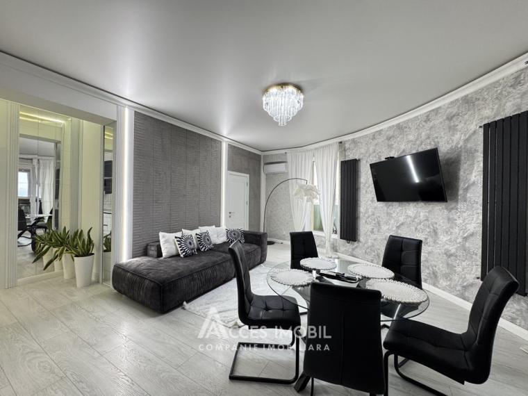 Пентхаус! Центр, бул. Штефан чел Маре — 2 комнаты + гостиная, Евроремонт!: 0