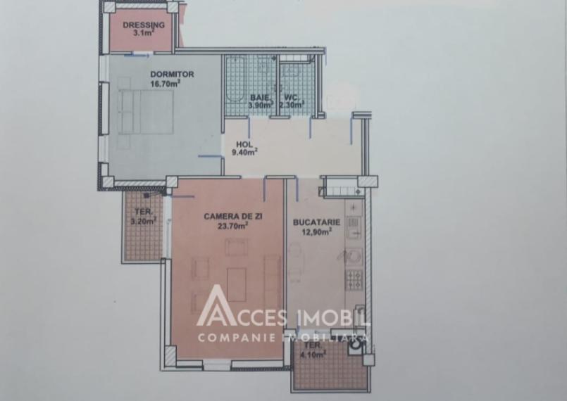 Satul German! Botanica, Națională street, 2 rooms + living. White Version!: 13