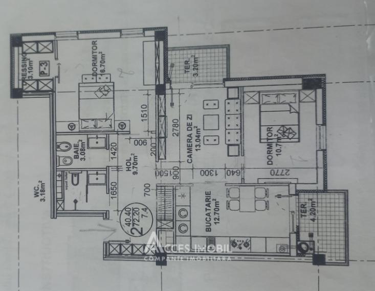 Satul German! Botanica, Națională street, 2 rooms + living. White Version!: 14