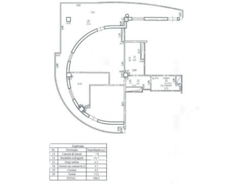 Пентхаус! Центр, бул. Штефан чел Маре — 2 комнаты + гостиная, Евроремонт!: 19