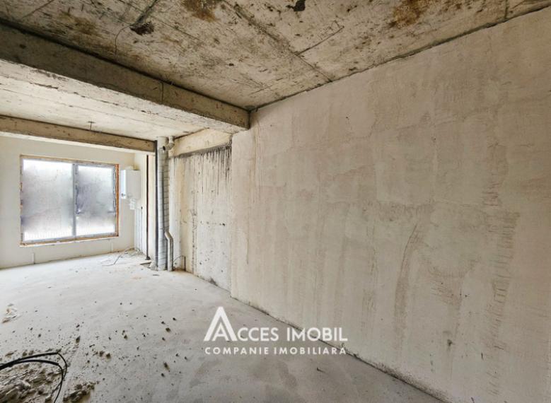 New Block! Riscani, Branistii street, 1 room + living. White version!: 1