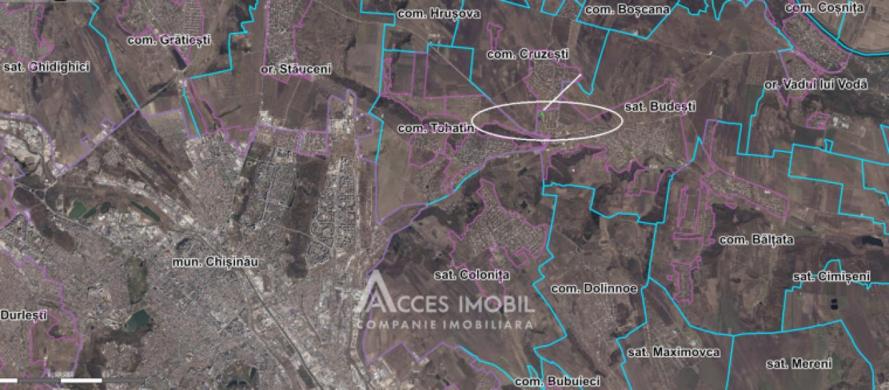 Land for construction 12 aries! Budesti,Serghei Lunchevici street!: 7