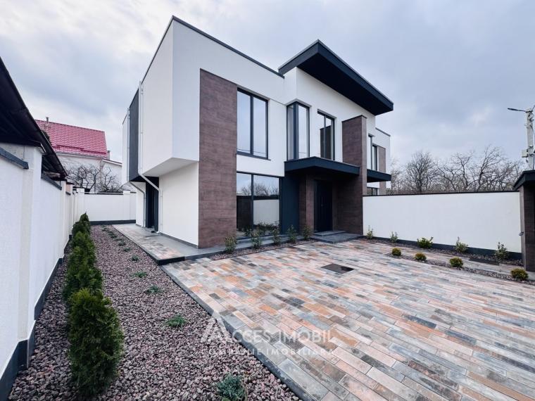 TownHouse în 2 nivele! Durlești, str. Dumbrava, 150m2 + 3 ari! Variantă albă!: 1