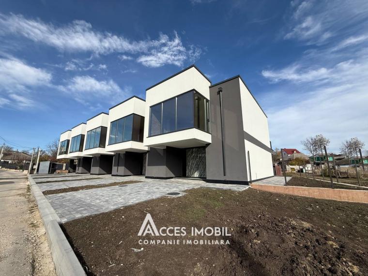 TownHouse în 2 nivele! Budești, str. Florilor, 150m2 + 2 ari! Variantă albă!: 1