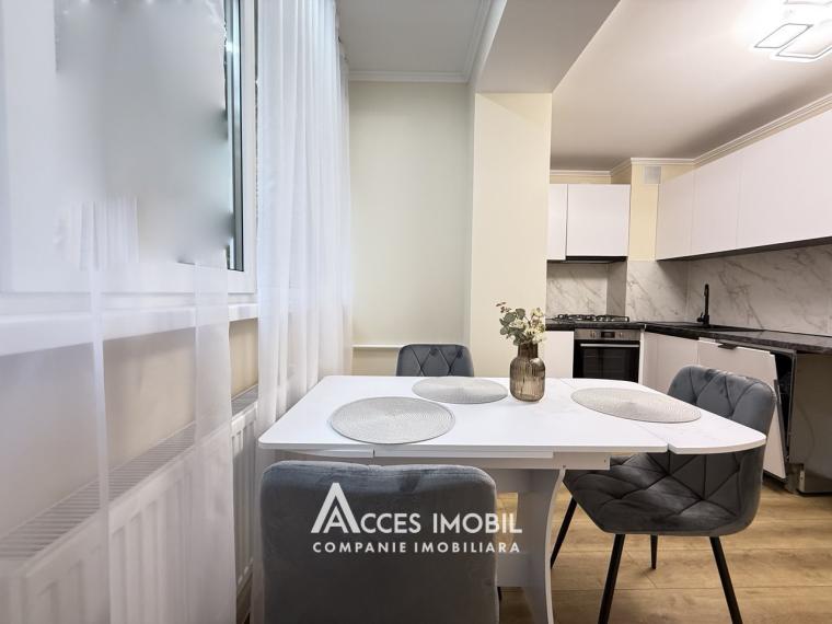 Râșcani, str. Bogdan Voievod, 2 camere + living. De mijloc! Euroreparație!: 3