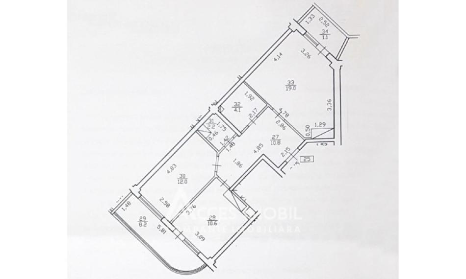Pamir Construct! Ботаника,бул. Дечебал, 2 комнаты! Евроремонт! +Кладовая!: 12