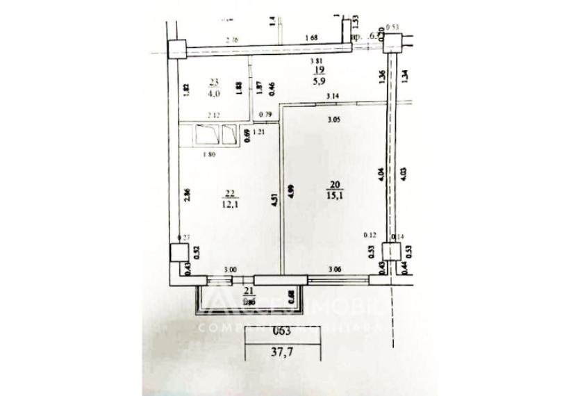 Elat Neocons! Posta Veche, Socoleni street, 1 room + living. Euro Repair!: 8