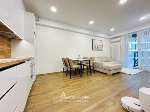 OASIS! Râșcani, str. Bogdan Voievod, 2 camere + living. Euroreparație!: 4