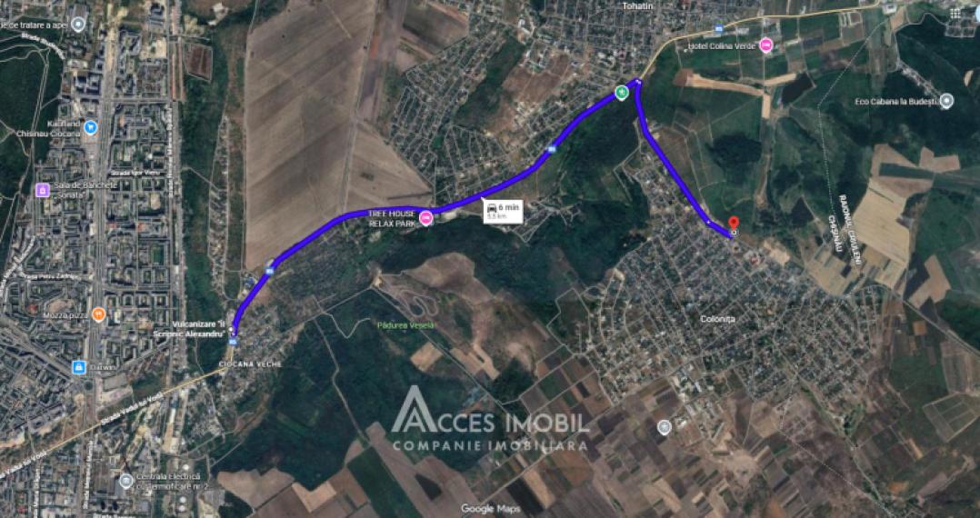 Land for construction 5 aries. Colonita, Budesti street!: 11