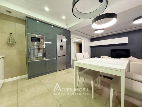 For Rent! New Block! Buiucani, Alba Iulia avenue, 2 rooms + living. Euro repair!: 2