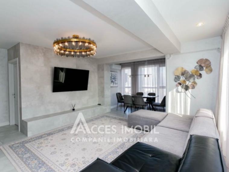 Chirie! Bloc Nou! Centru, str. C. Vârnav, 2 camere + living. Euroreparație!: 1