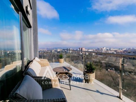 Chirie! Bloc Nou! Centru, str. C. Vârnav, 2 camere + living. Euroreparație!: 2