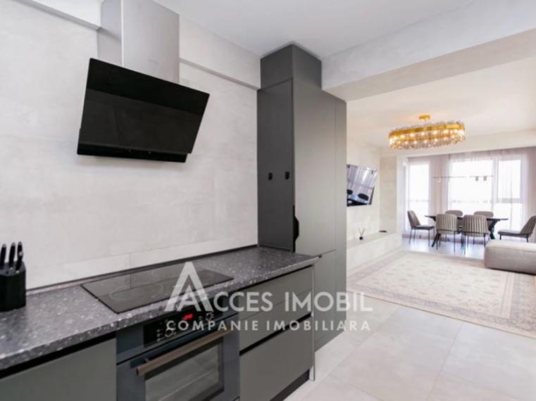 Chirie! Bloc Nou! Centru, str. C. Vârnav, 2 camere + living. Euroreparație!: 4