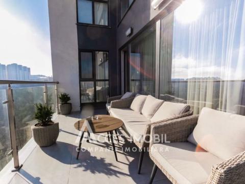 Chirie! Bloc Nou! Centru, str. C. Vârnav, 2 camere + living. Euroreparație!: 8