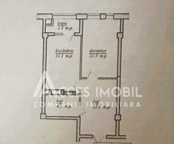 Poliprim-Grup! Durlești, str. Nicolae Dimo, 1 cameră. Variantă albă!: 2