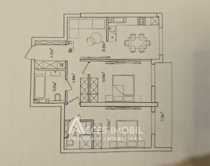 Bloc Nou! Centru, str. Serghei Lazo, 2 camere + living! Variantă Albă!: 2