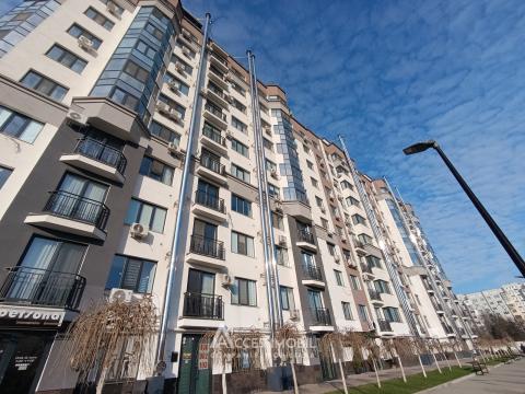 Новострой! Центр, ул. Албишоара, 2 комнаты + гостиная. Белый вариант!: 10