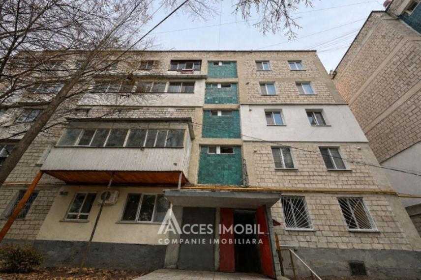 Râșcani, str. Pajurii, 2 camere. Seria 102. De mijloc!: 4