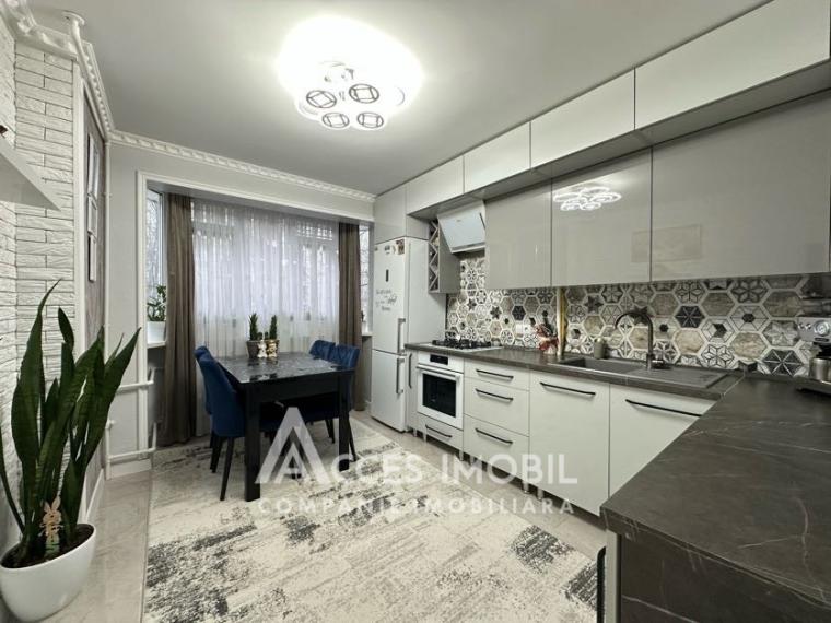 Buiucani, Liviu Deleanu street, 3 rooms + living. Euro repair!: 2