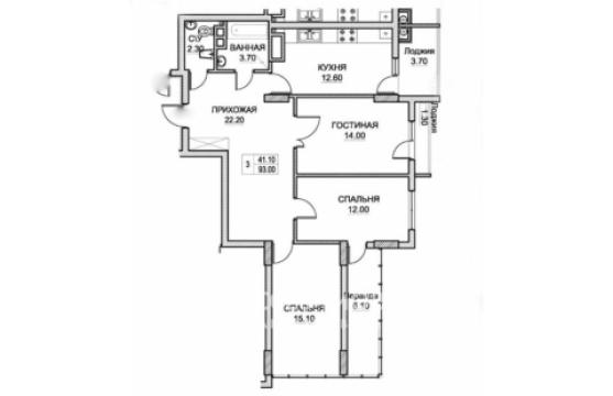 Exfactor! Ботаника/Аэропорт, бул. Дачия, 3 комнаты! Белый вариант!: 7