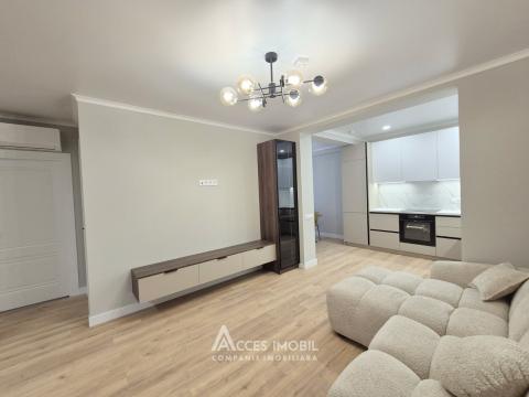 Carpeni! Botanica, Burebista street, 2 rooms + living! Euro repair!: 2