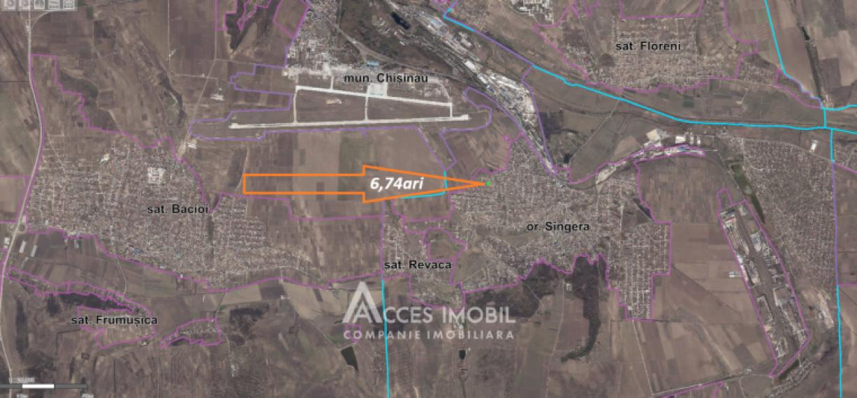 Teren pentru construcție, 7 ari! Sîngera, str. Sfânta Maria!: 8