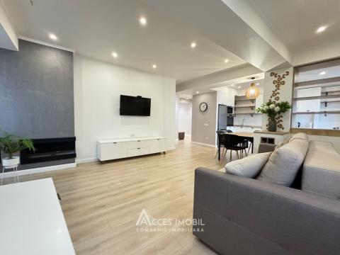 Chirie! Bloc Nou! Centru, str. Carierei, 1 cameră + living. Euroreparație!: 3