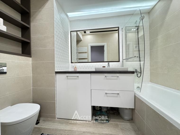 Chirie! Bloc Nou! Centru, str. Carierei, 1 cameră + living. Euroreparație!: 18