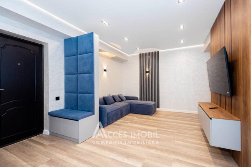 Lagmar! New Block! Center, Gh. Casu street, 2 rooms + living. Euro repair!: 5